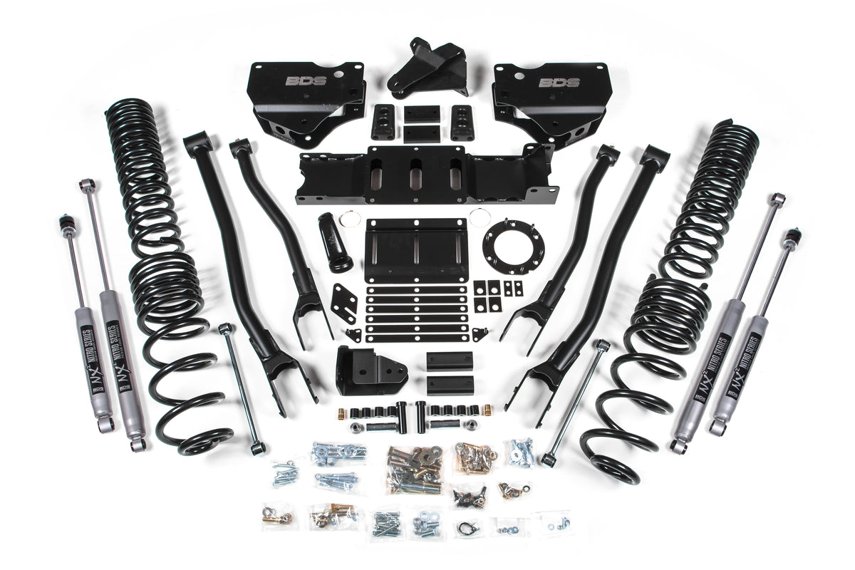5.5 Inch Lift Kit w/ 4-Link Ram 2500 19-24 4WD Gas BDS Suspension