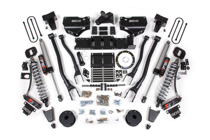 19-24 Ram 3500 4WD 6 Inch 4-Link Suspension Lift Kit, 5 Inch Rear, Block w/o Overload, 6 Bolt Diesel - Fox 2.5 Performance Elite Series C/O Front, Fox 2.5 Performance Elite Series Rear BDS Suspension