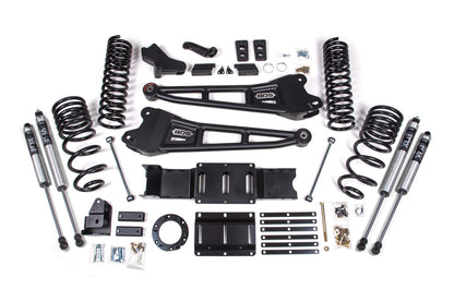 4 Inch Lift Kit w/ Radius Arm Ram 3500 19-23 4WD Gas With Factory Rear Overload Leaf BDS Suspension