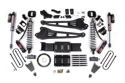 19-24 Ram 3500 4WD 4 Inch Radius Arm Suspension Lift Kit, 2 Inch Rear, Block w/o Overload, 8 Bolt Diesel - Fox 2.5 Performance Elite Series C/O Front, Fox 2.5 Performance Elite Series Rear BDS Suspension