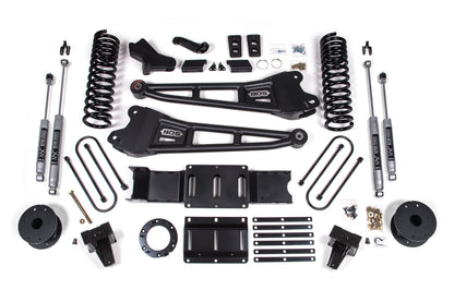 6 Inch Lift Kit w/ Radius Arm Ram 3500 w/ Rear Air Ride 19-24 4WD Diesel 6 Bolt Indexing Ring BDS Suspension