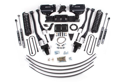 8 Inch Lift Kit w/ 4-Link Ram 3500 19-24 4WD Diesel Without Factory Rear Overload Leaf 6 Bolt BDS Suspension
