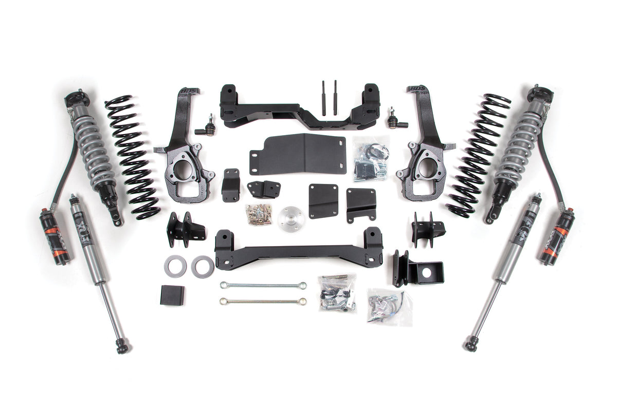 09-11 Ram 1500 6 Inch Suspension Lift Kit, 3 Inch Rear Lift, Coil Spring - Fox 2.5 Performance Elite Series C/O, Fox 2.5 Performance Elite Series Shocks BDS Suspension