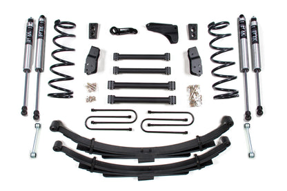 05-07 Dodge Power Wagon 4 Inch Lift Kit Block w/4 Inch Axle - NX2 Nitro Series Shocks BDS Suspension