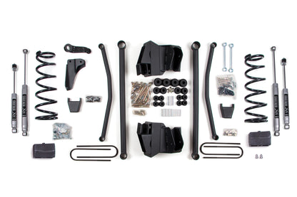 4 Inch Lift Kit Long Arm Dodge Ram 2500 Power Wagon 09-13 4WD Gas Rear Block 3.5 Inch Axle BDS Suspension
