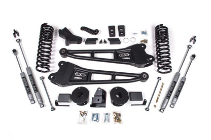 4 Inch Lift Kit w/ Radius Arm Ram 2500 w/ Rear Air Ride 14-18 4WD Diesel BDS Suspension