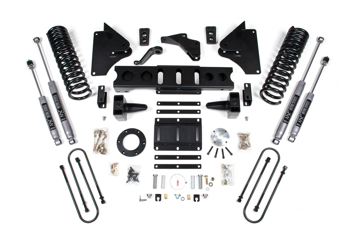 6 Inch Lift Kit Ram 3500 13-18 4WD Diesel Leaf Springs 8 Bolt BDS Suspension