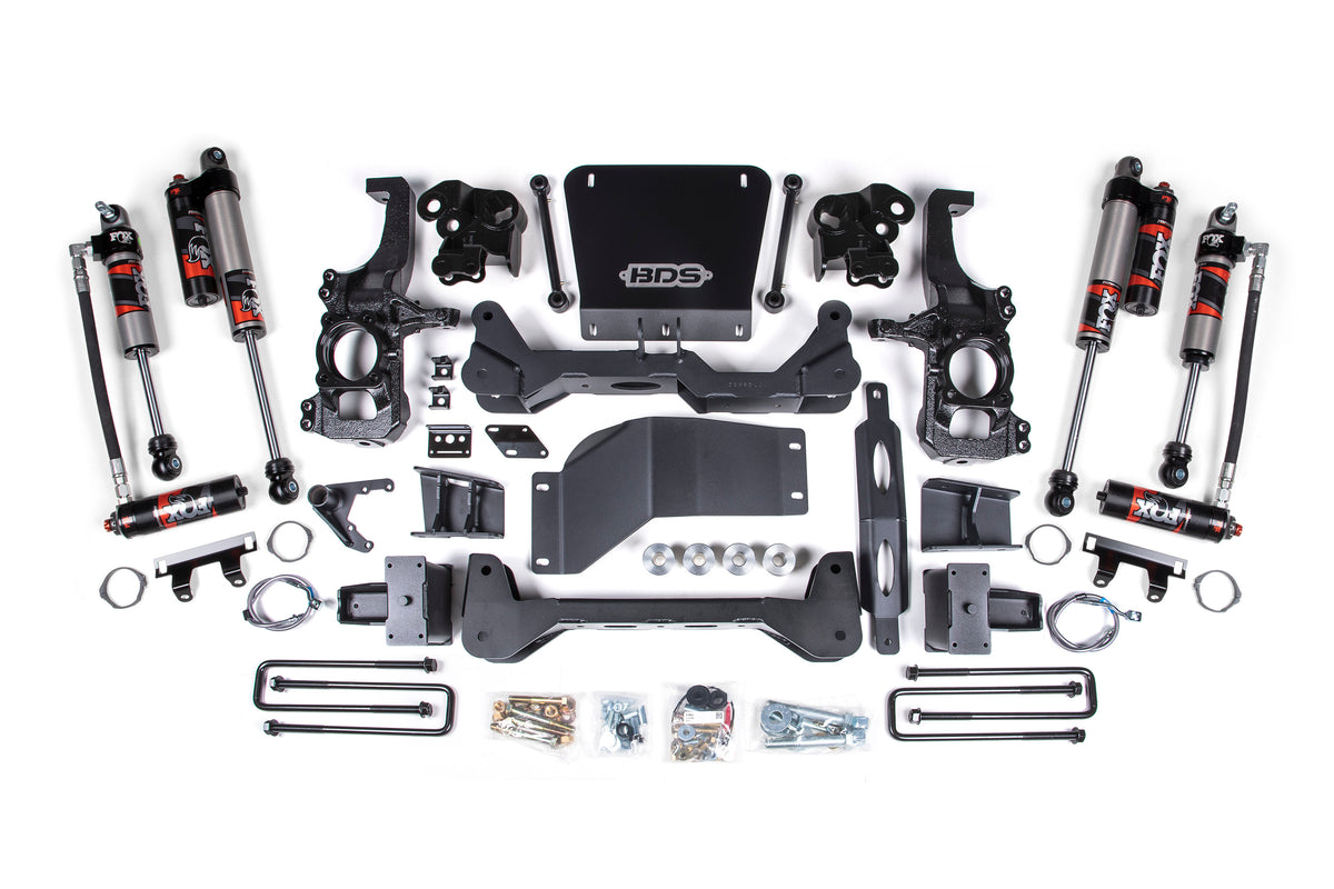 5 Inch Lift Kit FOX Performance Elite Silverado/Sierra 2500HD/3500HD 20-24 4WD 5 Inch Block Kit BDS Suspension