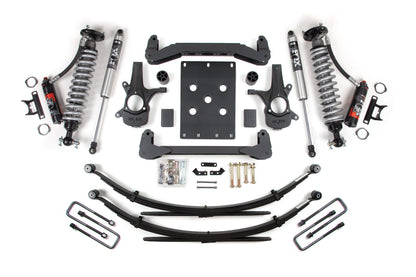 4 Inch Lift Kit FOX 2.5 Performance Elite Leaf Springs Coil-Over 07-13 Silverado/Sierra 1500 BDS Suspension