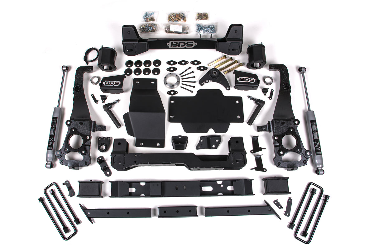 6 Inch Lift Kit Ford Ranger 19-23 4WD Cast Steel Knuckle BDS Suspension