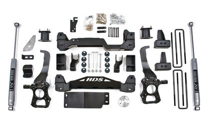 4 Inch Lift Kit Ford F150 2014 4WD 2 Inch Block Kit BDS Suspension