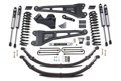 6 Inch Lift Kit w/ Radius Arm Ford F250/F350 Super Duty 05-07 4WD Gas 6 Inch Leaf Springs BDS Suspension