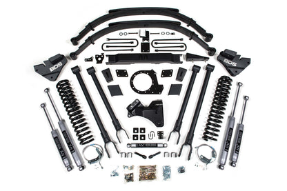 9 Inch Lift Kit w/ 4-Link Ford F250/F350 Super Duty 20-22 4WD Gas BDS Suspension