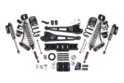 14-18 Ram 2500 4WD 6 Inch Radius Arm Suspension Lift Kit, 4.5 Inch Rear, Coil Spring, Diesel - Fox 2.5 Performance Elite Series C/O Front, FOX 2.0 Front Bump, Fox 2.5 Performance Elite Series Rear BDS Suspension