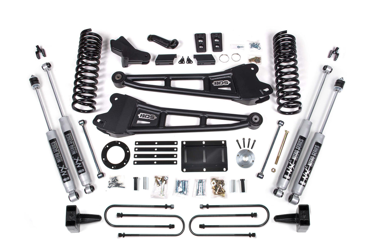 6 Inch Lift Kit w/ Radius Arm Ram 3500 13-18 4WD Diesel BDS Suspension