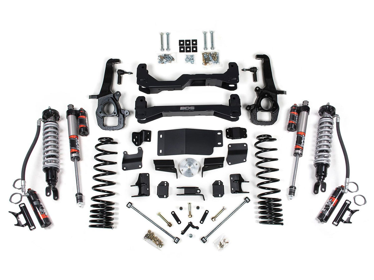 25-26 Ram 1500 4WD 6 Inch Suspension Lift Kit 5 Inch Rear Coil Spring - Large Bore - Fox 2.5 Performance Elite Series C/O Front, Fox 2.5 Performance Elite Series Rear BDS Suspension