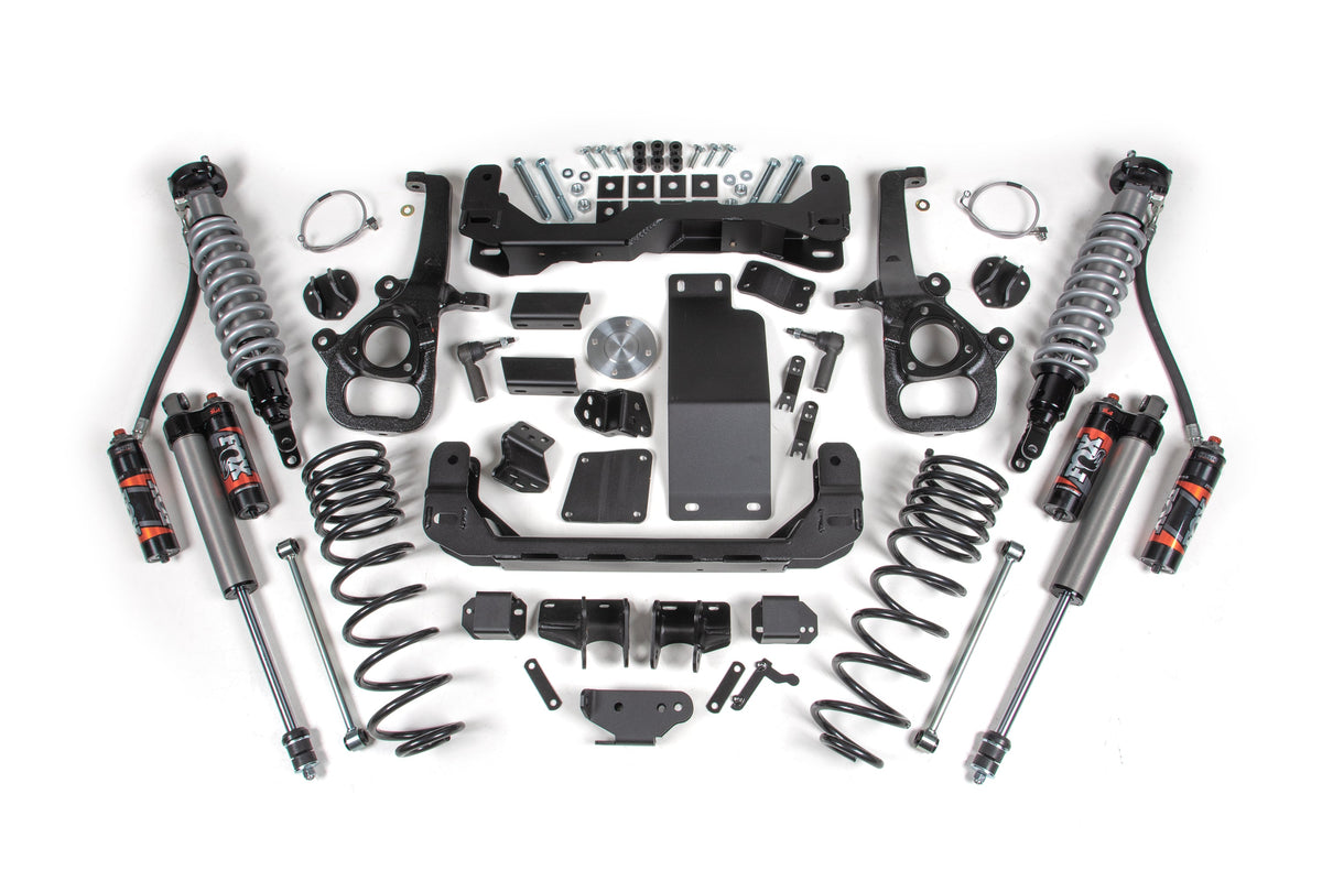 25-26 Ram 1500 4WD 4 Inch Suspension Lift Kit 3 Inch Rear Coil Spring - Standard Bore - Fox 2.5 Performance Elite Series C/O Front, Fox 2.5 Performance Elite Series Rear BDS Suspension
