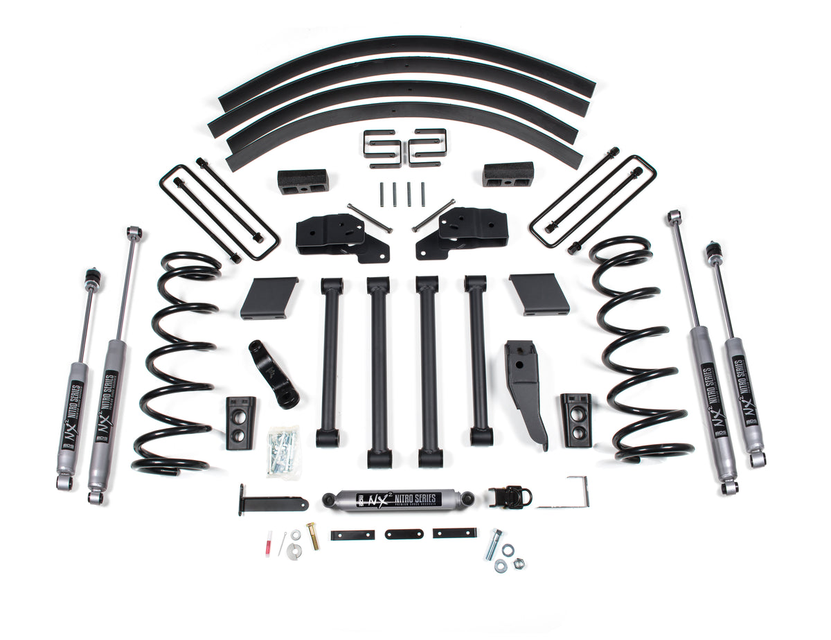 4.5 Inch Lift Kit Dodge Ram 2500/3500 94-99 4WD Block Kit without Factory Overload BDS Suspension