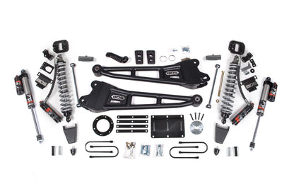 13-18 Ram 3500 4WD 6 Inch Radius Arm Suspension Lift Kit, 4 Inch Rear, Block, 6 Bolt Diesel - Fox 2.5 Performance Elite Series C/O Front, Fox 2.5 Performance Elite Series Rear BDS Suspension