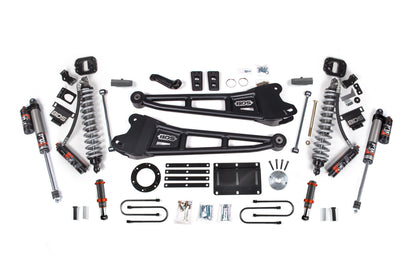 13-18 Ram 3500 4WD 6 Inch Radius Arm Suspension Lift Kit, 4 Inch Rear, Block, 6 Bolt Diesel - Fox 2.5 Performance Elite Series C/O Front, FOX 2.0 Front Bump, Fox 2.5 Performance Elite Series Rear BDS Suspension