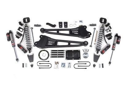 13-18 Ram 3500 4WD 6 Inch Radius Arm Suspension Lift Kit, 4 Inch Rear, Block, 8 Bolt Diesel - Fox 2.5 Performance Elite Series C/O Front, Fox 2.5 Performance Elite Series Rear BDS Suspension