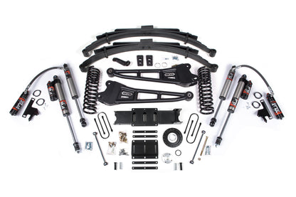 13-18 Ram 3500 4WD (Diesel) 6 Inch Radius Arm Suspension Lift Kit, 5 Inch Rear Lift, Block - Fox 2.5 IFP Performance Series Shocks BDS Suspension