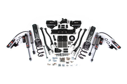 2025 Ram 2500 4WD (Diesel) 6 Inch 4-Link Suspension Lift Kit, 4.5 Inch Rear Lift, Coil Spring BDS Suspension
