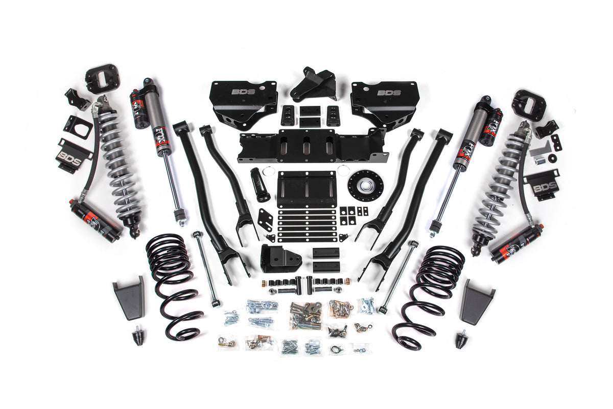 2025 Ram 2500 4WD (Diesel) 6 Inch 4-Link Suspension Lift Kit, 4.5 Inch Rear Lift, Coil Spring BDS Suspension