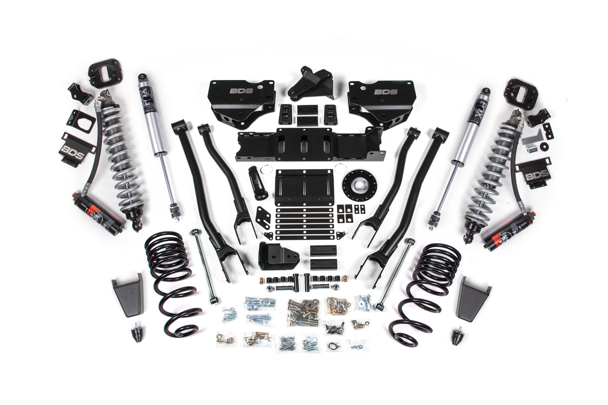 2025 Ram 2500 4WD (Diesel) 6 Inch 4-Link Suspension Lift Kit, 4.5 Inch Rear Lift, Coil Spring BDS Suspension