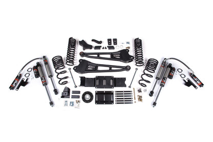 2025 Ram 2500 4WD (Diesel) 4 Inch Radius Arm Suspension Lift Kit W/ Indexing Ring, 2.5 Inch Rear Lift, Coil Spring BDS Suspension