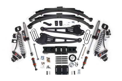 13-18 Ram 3500 (Diesel) 6 Inch Coilover Conversion Kit, 4.5 Inch Rear Lift, Leaf Spring, 6 Bolt - Fox 2.5 Performance Elite Series C/O + Fox 2.0 IFP Bump Stop, Fox 2.5 Performance Elite Series Shocks BDS Suspension