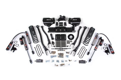 25-26 Ram 3500 (Diesel) 4 Inch 4-Link Suspension Lift Kit W/ Indexing Ring, 3 Inch Rear Lift W/O Overload, Block BDS Suspension