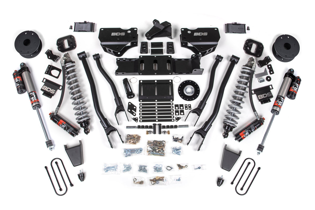 25-26 Ram 3500 (Diesel) 4 Inch 4-Link Suspension Lift Kit W/ Indexing Ring, 3 Inch Rear Lift, Block W/ OE Air Assist BDS Suspension