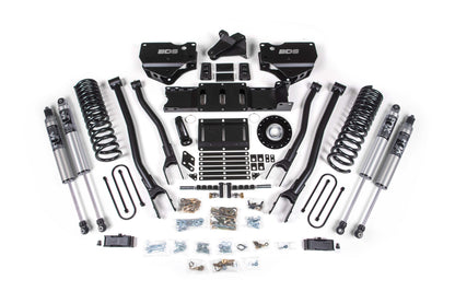 25-26 Ram 3500 (Gas) 4 Inch 4-Link Suspension Lift Kit W/ Indexing Ring, 3 Inch Rear Lift w/ Overload, Block BDS Suspension