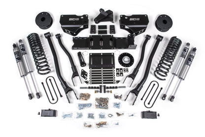25-26 Ram 3500 (Gas) 4 Inch 4-Link Suspension Lift Kit W/ Indexing Ring, 3 Inch Rear Lift, OE Air Bag BDS Suspension