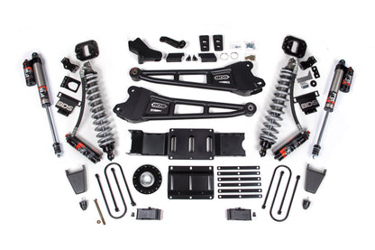 25-26 Ram 3500 (Diesel) 4 Inch Radius Arm Suspension Lift Kit W/ Indexing Ring, 2 Inch Rear Lift w/o Overload, Block BDS Suspension