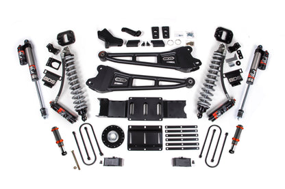 25-26 Ram 3500 (Diesel) 4 Inch Radius Arm Suspension Lift Kit W/ Indexing Ring, 2 Inch Rear Lift w/o Overload, Block BDS Suspension