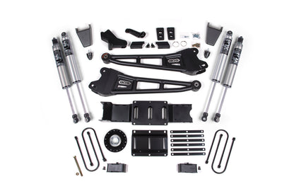 25-26 Ram 3500 (Diesel) 4 Inch Radius Arm Suspension Lift Kit W/ Indexing Ring, 2 Inch Rear Lift w/o Overload, Block BDS Suspension