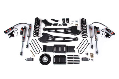 25-26 Ram 3500 (Gas) 4 Inch Radius Arm Suspension Lift Kit W/ Indexing Ring, 2 Inch Rear Lift w/o Overload, Block BDS Suspension