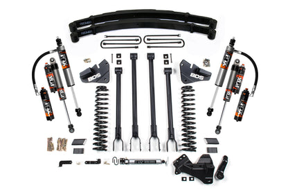 5 Inch Lift Kit w/ 4-Link Ford F250/F350 Super Duty 20-22 4WD Gas Leaf Springs BDS Suspension