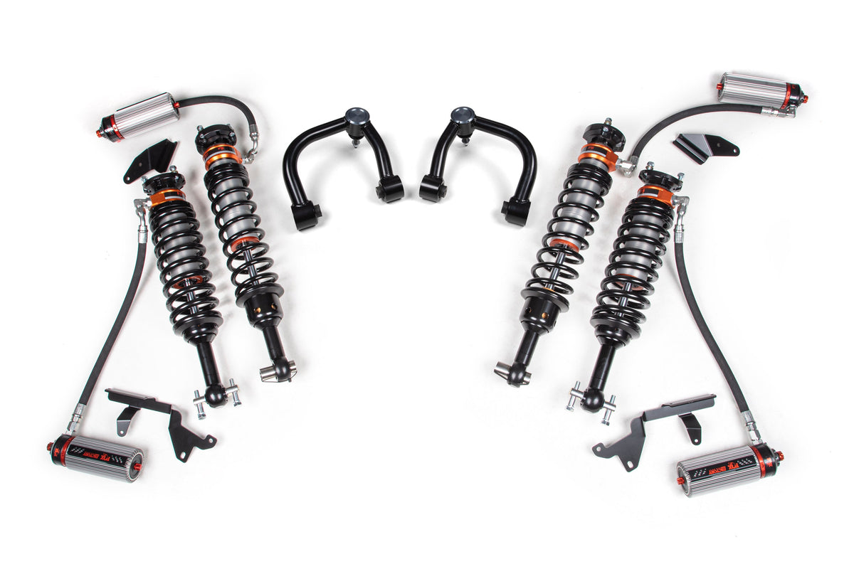 21-25 Ford Bronco Suspension Lift Kit, (Base 2DR/4DR, 4/4.5 Inch Front, 3-3.5 Inch Rear), (Sasquatch 2DR/4DR, 3-3.5 Inch Front, 2-2.5 Inch Rear), Fox 3.0 Factory Race Series C/O BDS Suspension