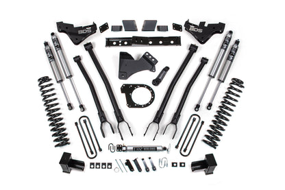 23-26 Ford F-250/F-350 Super Duty 4WD 7 Inch 4-Link Suspension Lift Kit, 6 Inch Rear, Leaf Spring, Diesel - Fox 2.5 Performance Series Shocks BDS Suspension