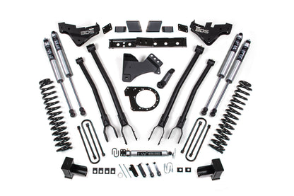 23-26 Ford F-350 Super Duty 4WD 7 Inch 4-Link Suspension Lift Kit, 4 Inch Rear, Block, Diesel, DRW - NX2 Nitro Series Shocks BDS Suspension