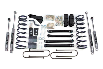 4 Inch Lift Kit Dodge Ram 2500 Power Wagon 05-07 4WD 4 Inch Block 3.4 Inch Axle BDS Suspension