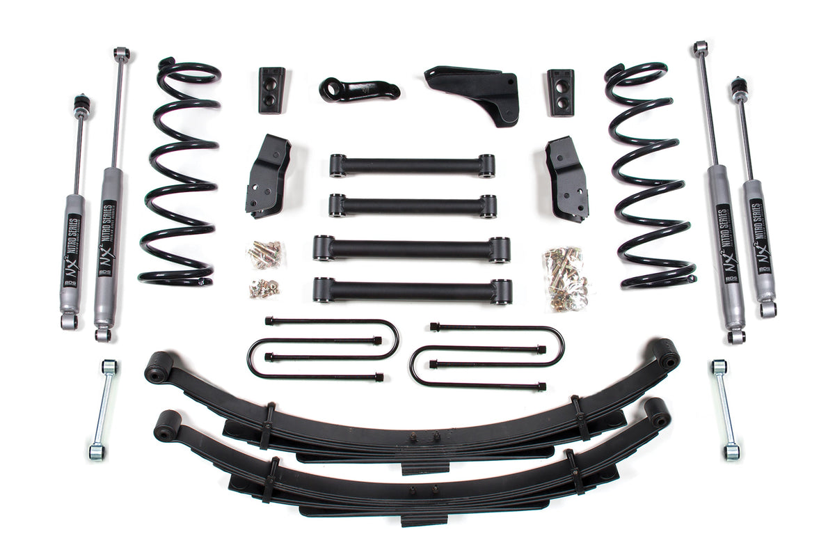 08 Dodge Power Wagon 4 Inch Lift Kit Block w/4 Inch Axle - Fox 2.0 IFP Performance Series Shocks BDS Suspension