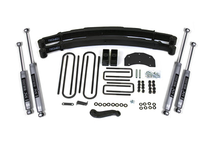 4 Inch Lift Kit Ford F350 Monobeam 80-96 4WD BDS Suspension