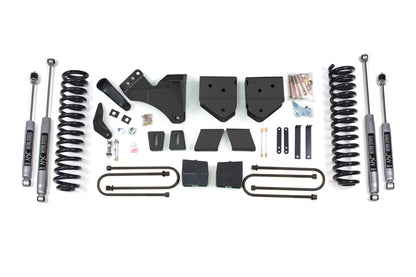 6 Inch Lift Kit Ford F250/F350 Super Duty 05-07 4WD Gas 3 Inch Block Plus Add A Leaf Without Overload BDS Suspension