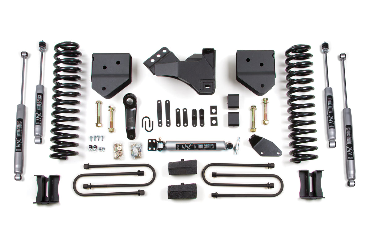 4 Inch Lift Kit Ford F250/F350 Super Duty 05-07 4WD Diesel Leaf Springs