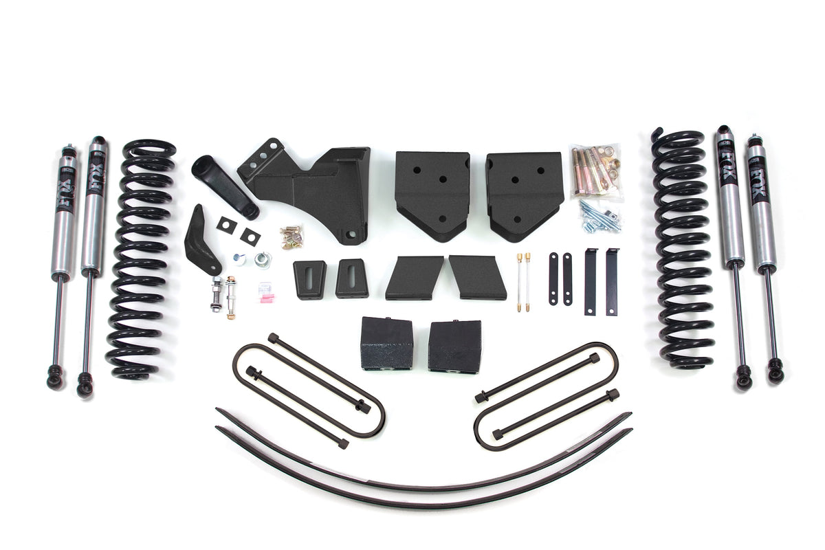 6 Inch Lift Kit Ford F250/F350 Super Duty 05-07 4WD Diesel 3 Inch Block Plus Add A Leaf Without Overload BDS Suspension