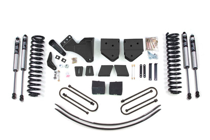 6 Inch Lift Kit Ford F250/F350 Super Duty 05-07 4WD Diesel 3 Inch Block Plus Add A Leaf Without Overload BDS Suspension